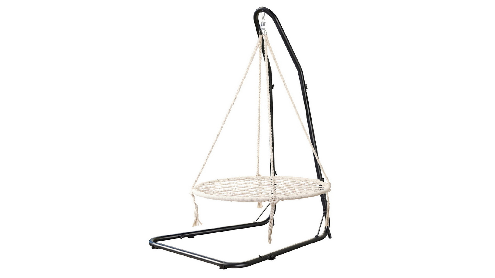 Gardeon Hammock Hanging Nest Chair with Steel Stand - Cream