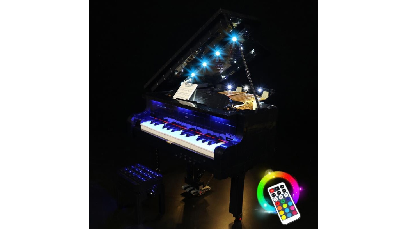 Brick Shine GC Light Kit for LEGO Grand Piano