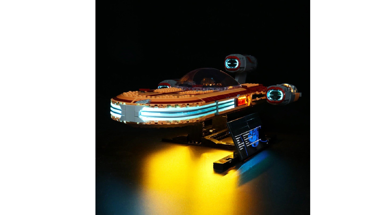 Brick Shine 75341 GC Light Classic Version Kit for LEGO Luke Skywalkers Landspeeder 