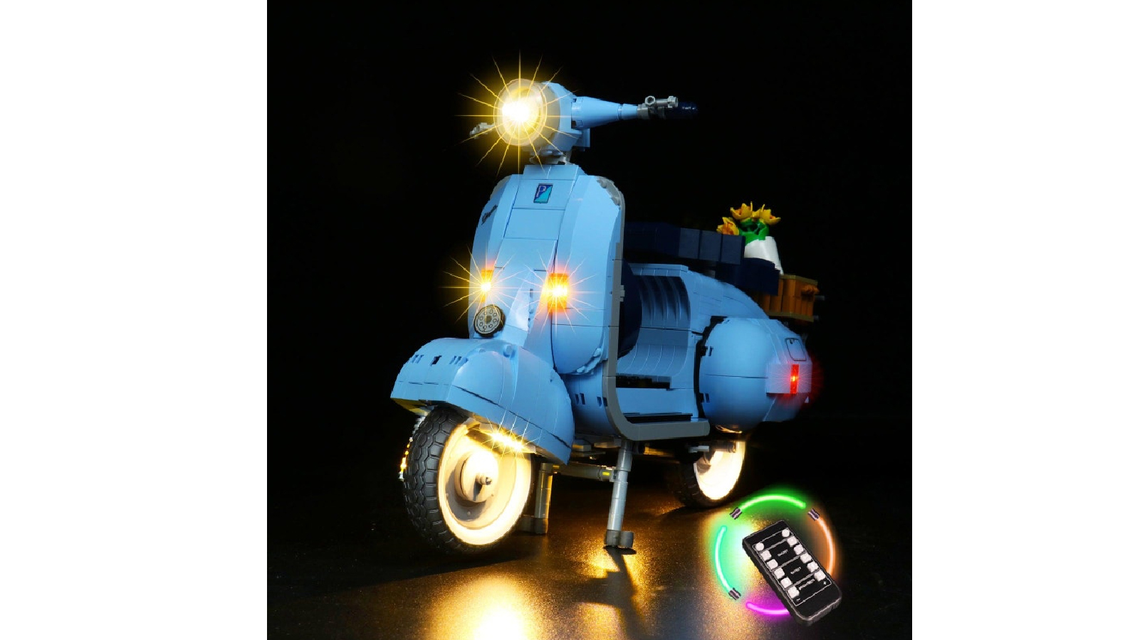 Brick Shine 10298 Remote Version Light kit for LEGO Vespa 125