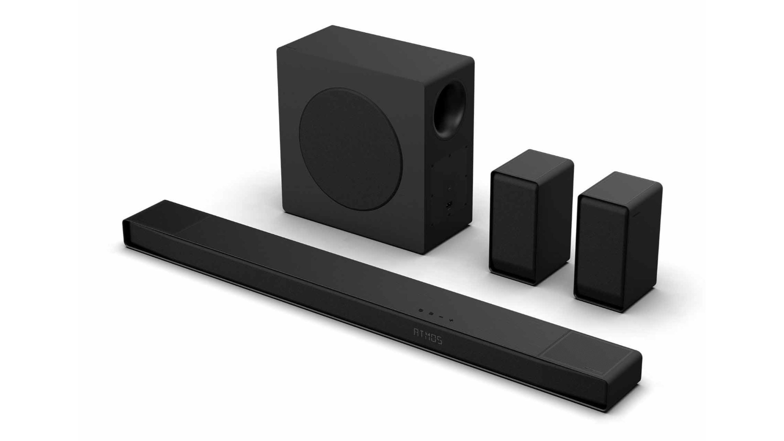 Hisense AX5140Q 5.1.4 Channel Dolby Atmos Soundbar - Black