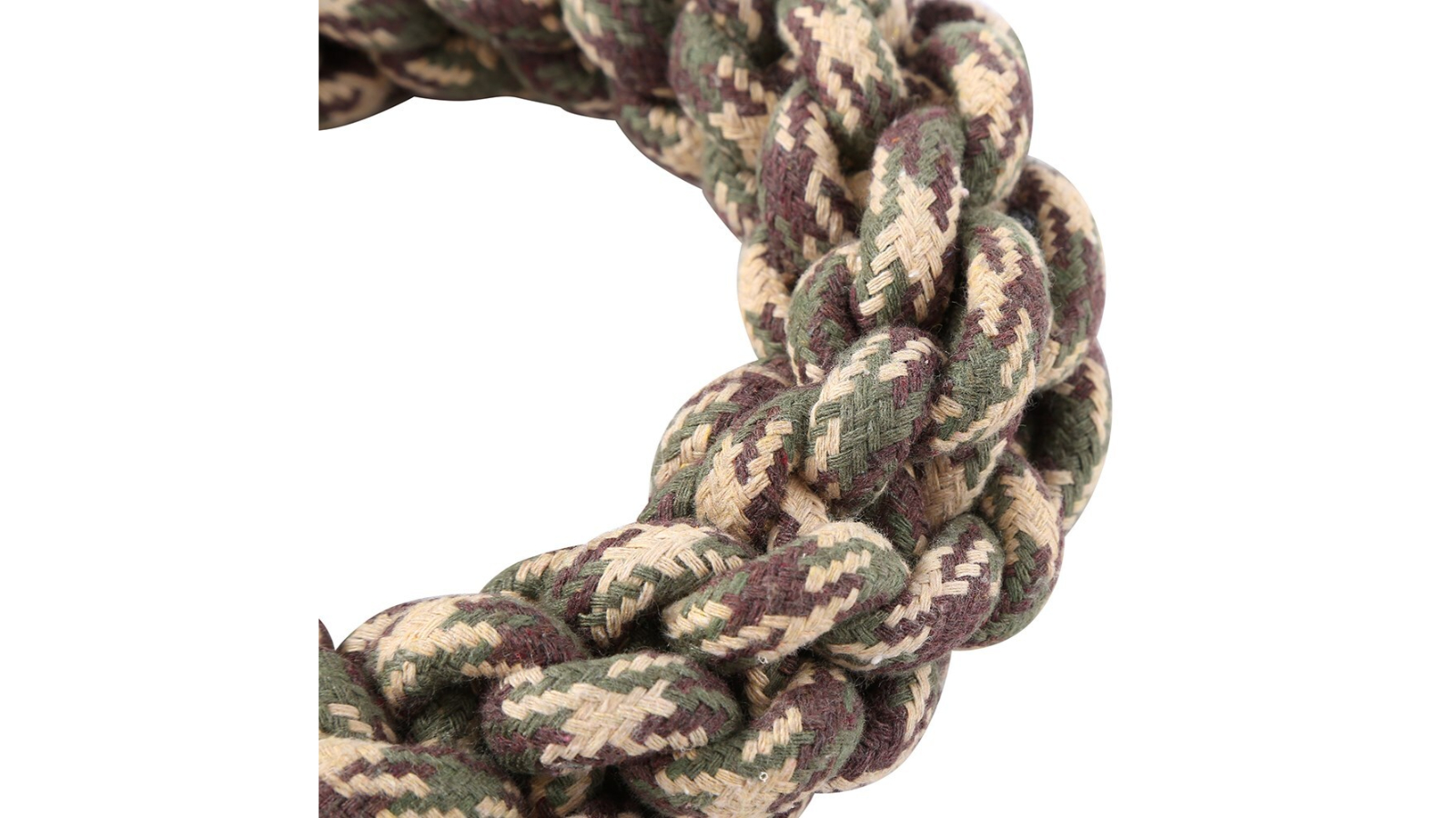 YES4PETS Set of 2 Dog Cotton Rope Braided Ring Pet Toy | Harvey Norman