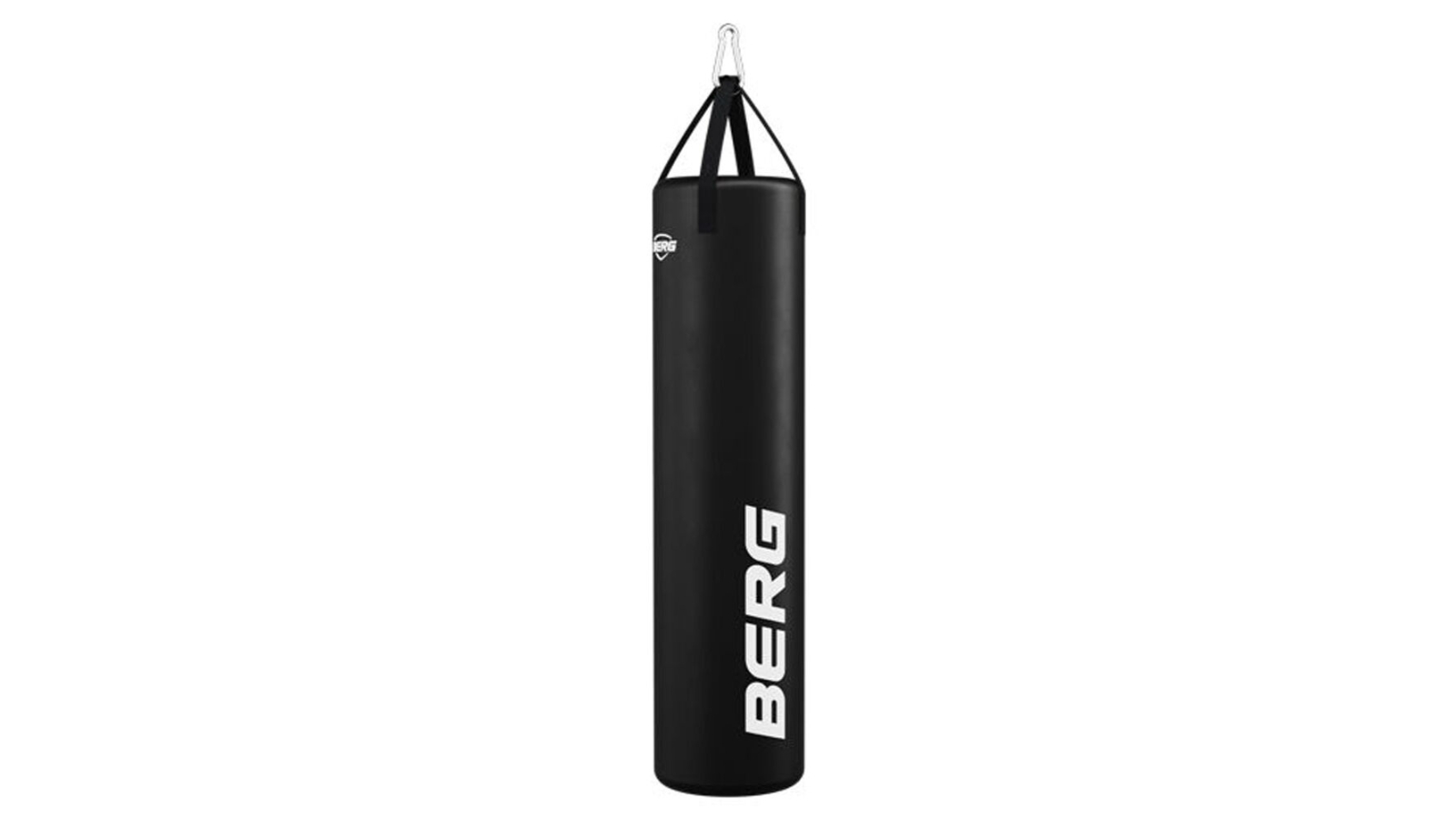 Berg 120 x 30cm Leather Playbase Gym Boxing Bag - Black