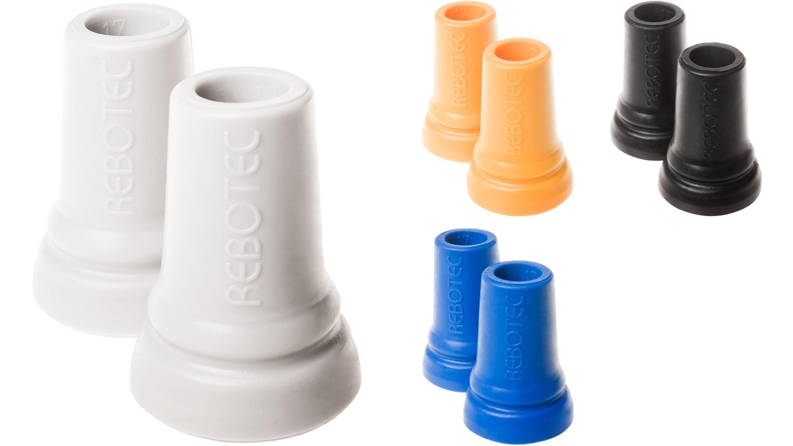 Rebotec 1.7cm Ferrules Crutch Tips