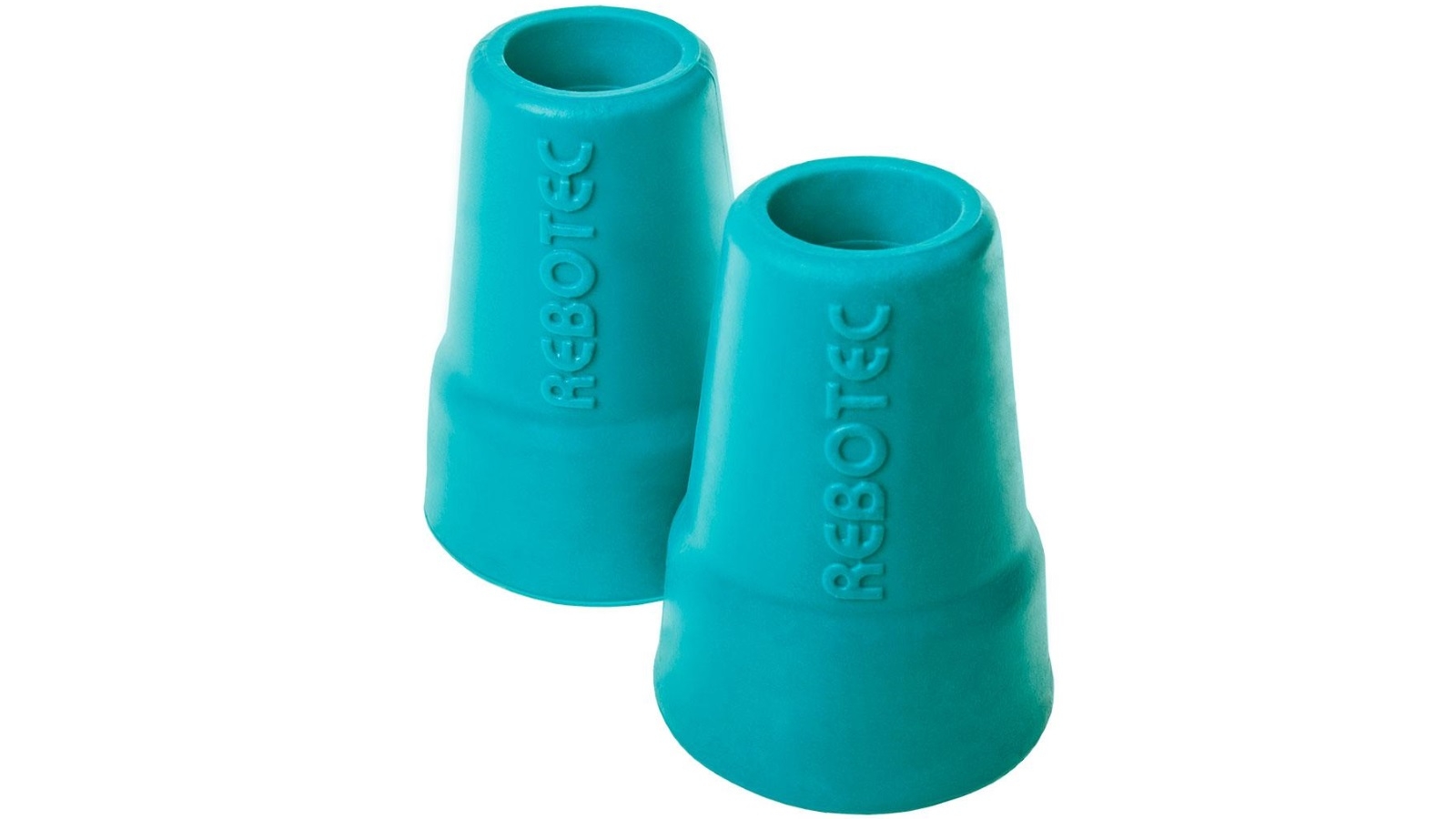 Rebotec 1.9cm Ferrules Crutch Tips - Aqua