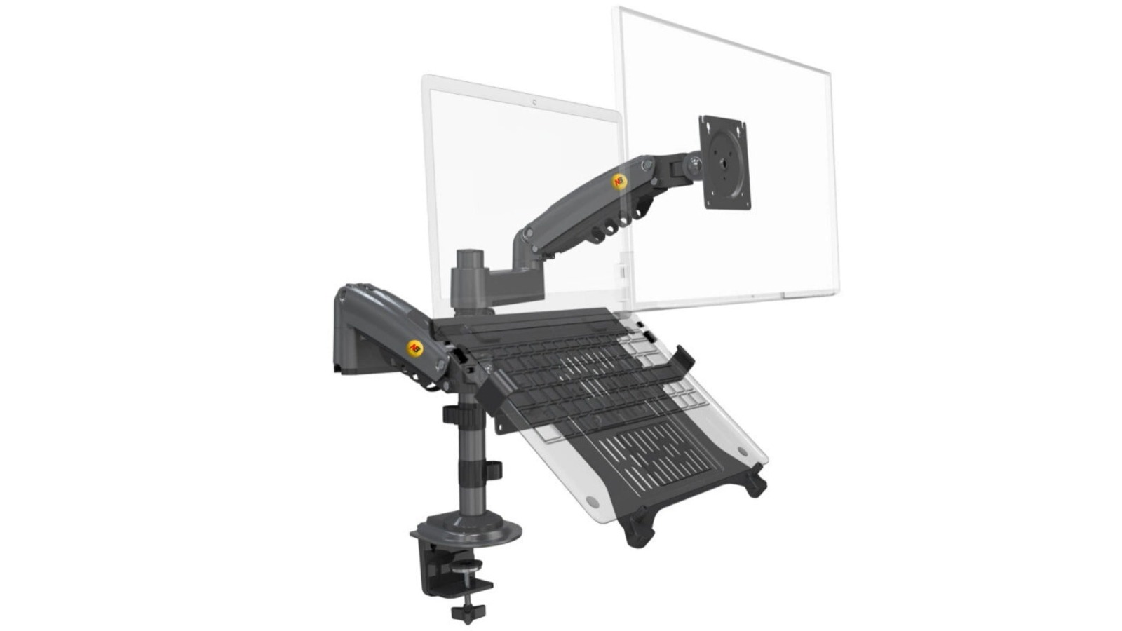Screenmounts Adjustable Mount for Monitor and Laptop