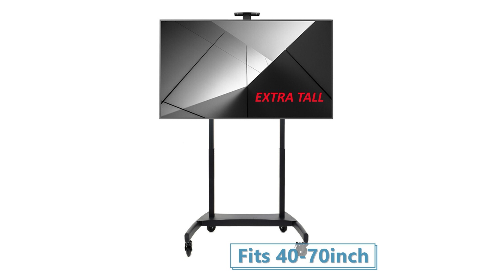 Screenmounts TW50XT Exrta Tall Electric Vertical Lift Touch Screen Mount Stand - Black