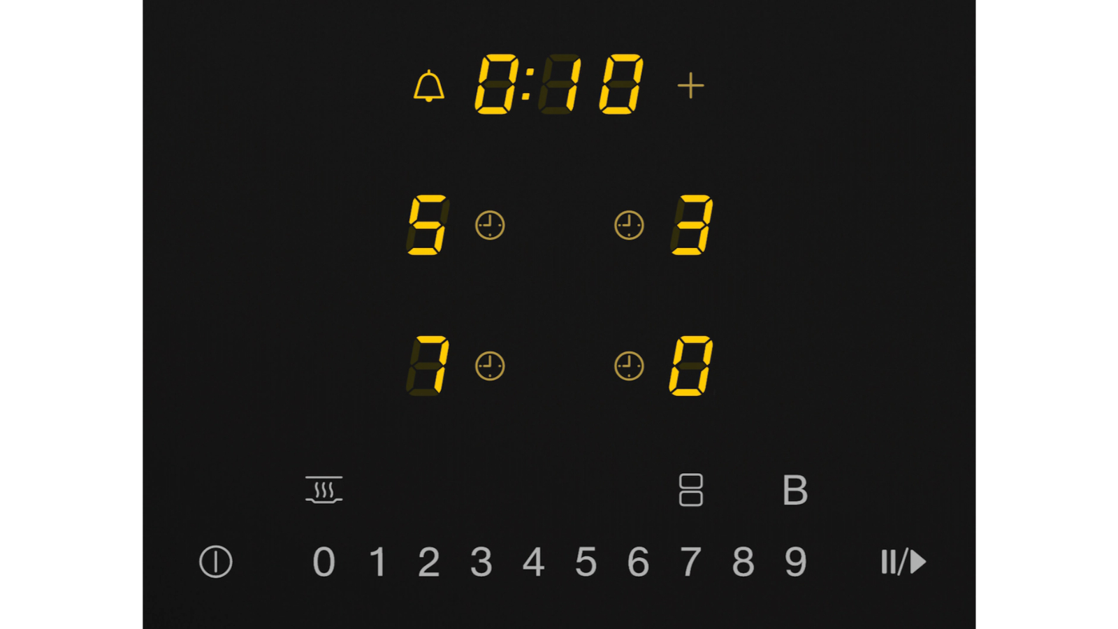 Miele KM 7574 FL CleanSteel 800mm Induction Cooktop Harvey Norman