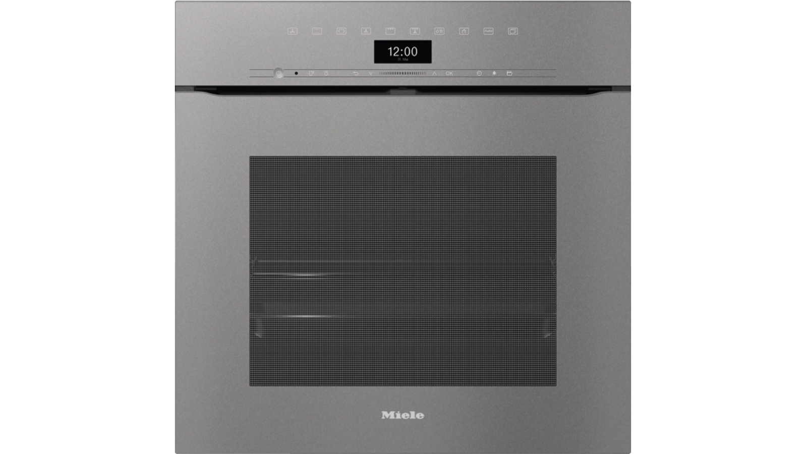 Miele H 7464 BPX 600mm Artline Handleless Pyrolytic Oven - Graphite Grey