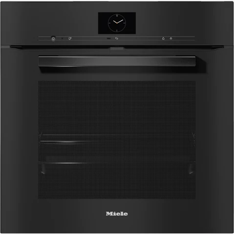 Miele H 7660 BP Vitroline 600mm Pyrolytic Oven - Obsidian Black