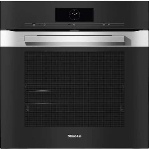 Miele H 7860 BP Vitroline 600mm Pyrolytic Oven - Obsidian Black