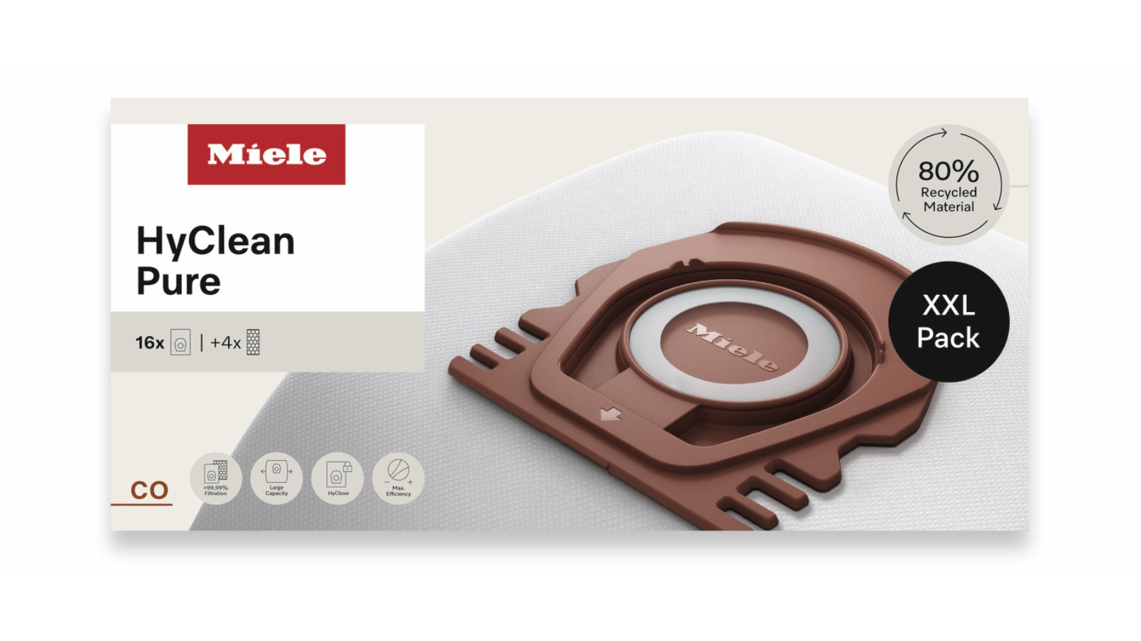 Miele XX-Large HyClean Pure Vacuum Bag - Copper