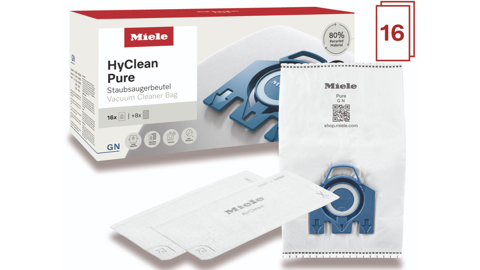 Miele GN 3D HyClean Pure Vacuum Cleaner Bag Blue Harvey Norman