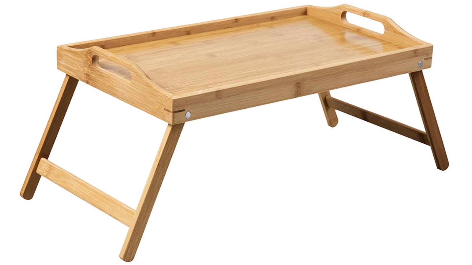 Gourmet Kitchen Bamboo Bed Tray - Natural Brown