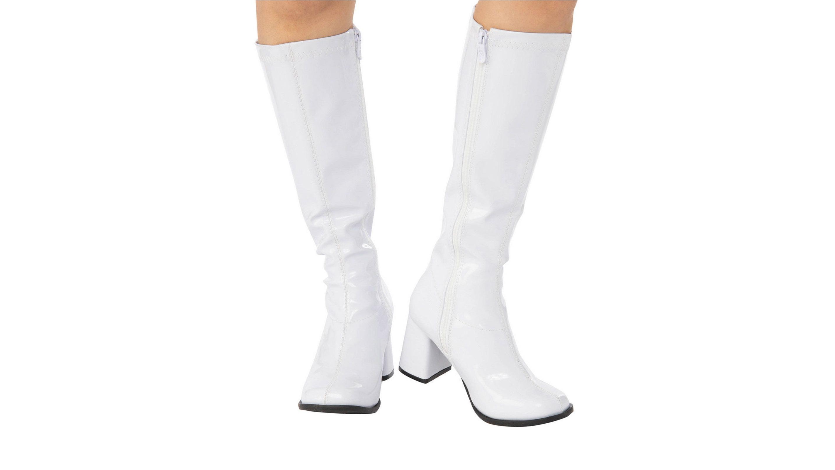 cheap white boots