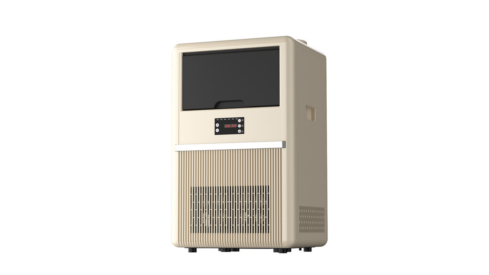 AUPK Commercial Stainless Steel 24H Portable Ice Maker Machine - 50kg