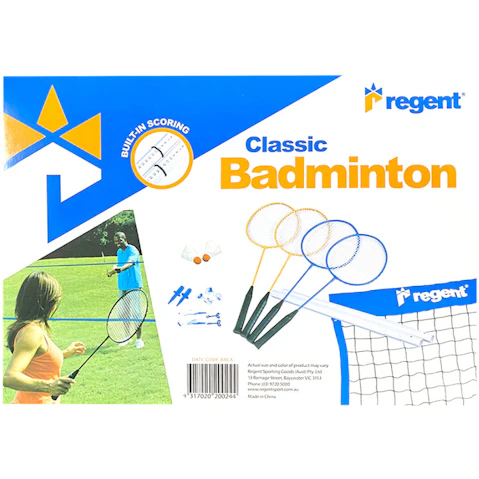 Regent Kids Halex Classic Badminton Racket and Shuttlecock Set Sports Fun Play Game