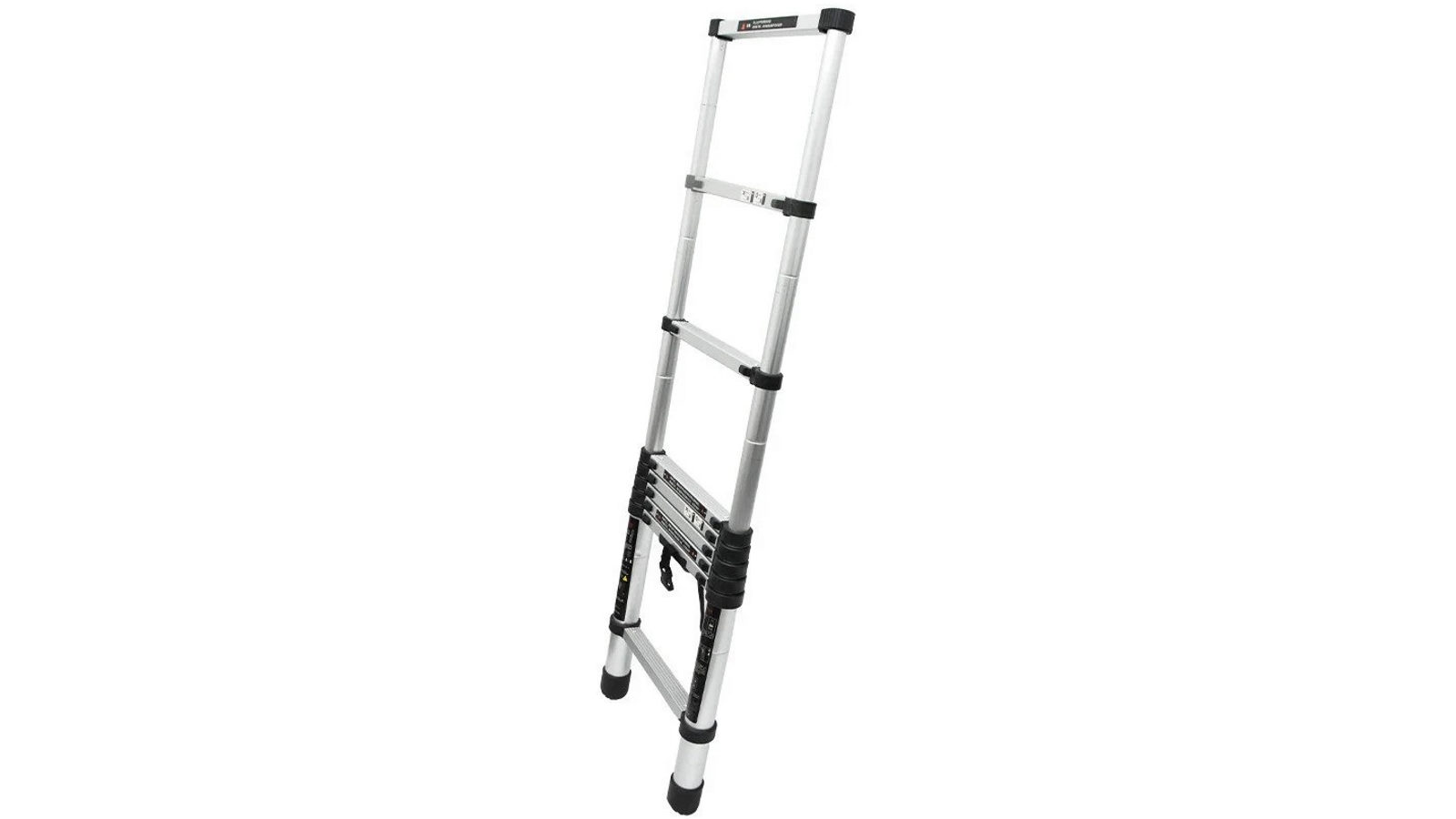 AUPK 2.6 m Telescopic Aluminium Ladder Alloy Extension Extendable Steps Multi Adjustable