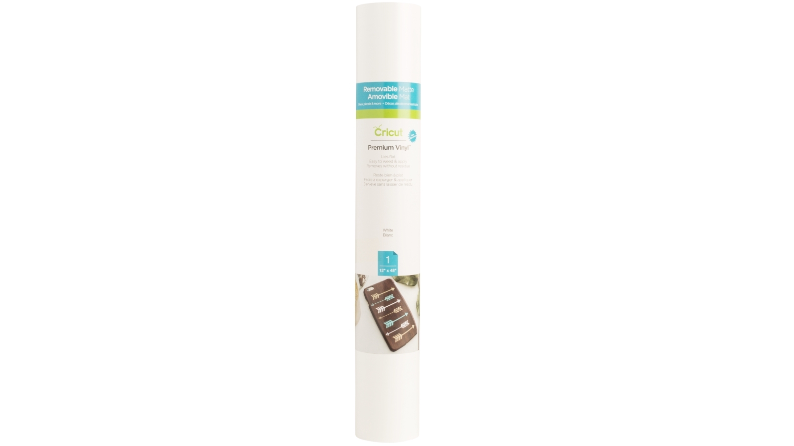 Cricut 12x48-inch Removable Matte Premium Vinyl - White