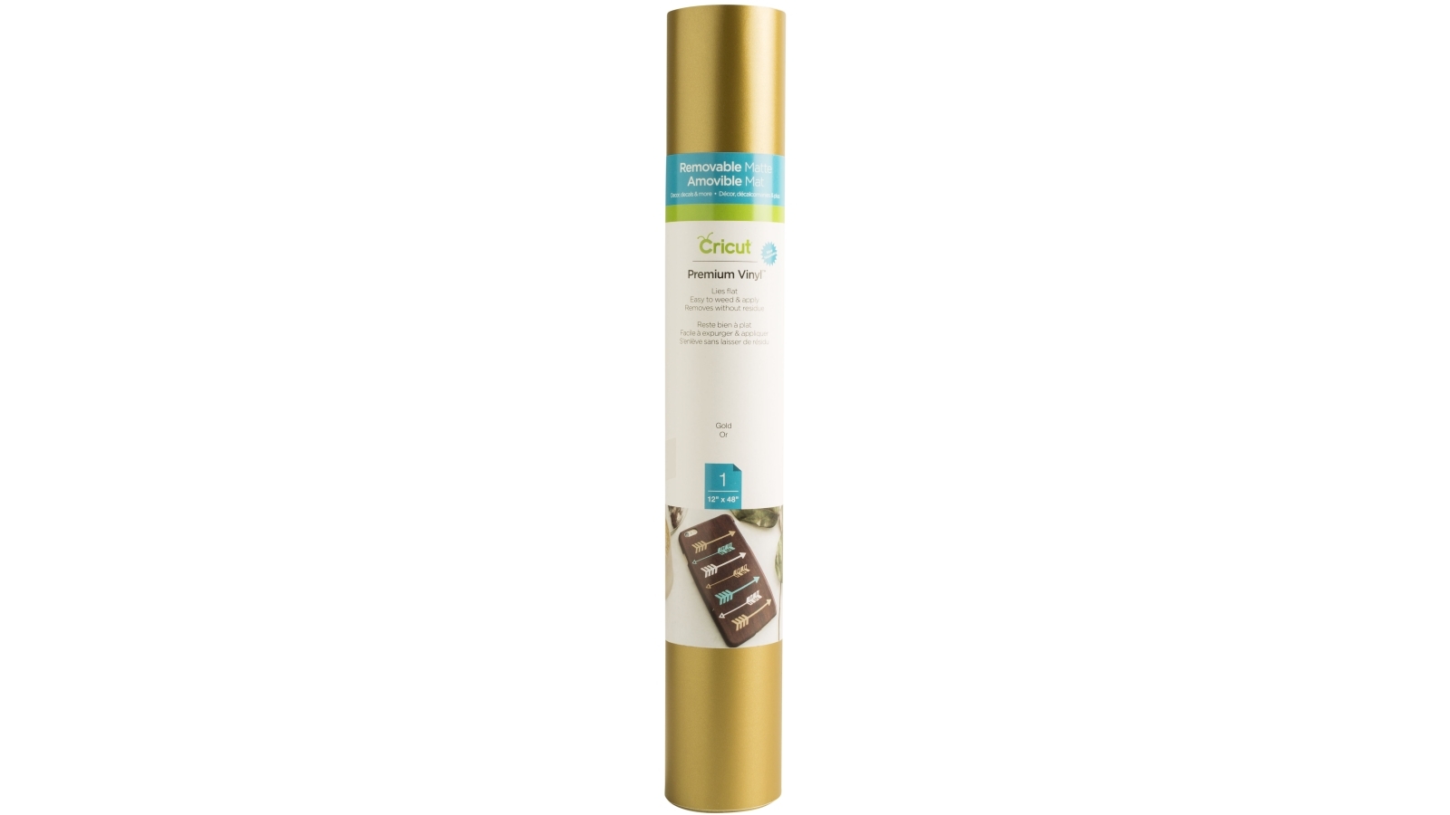 Cricut 12x48-inch Removable Matte Premium Vinyl - Gold