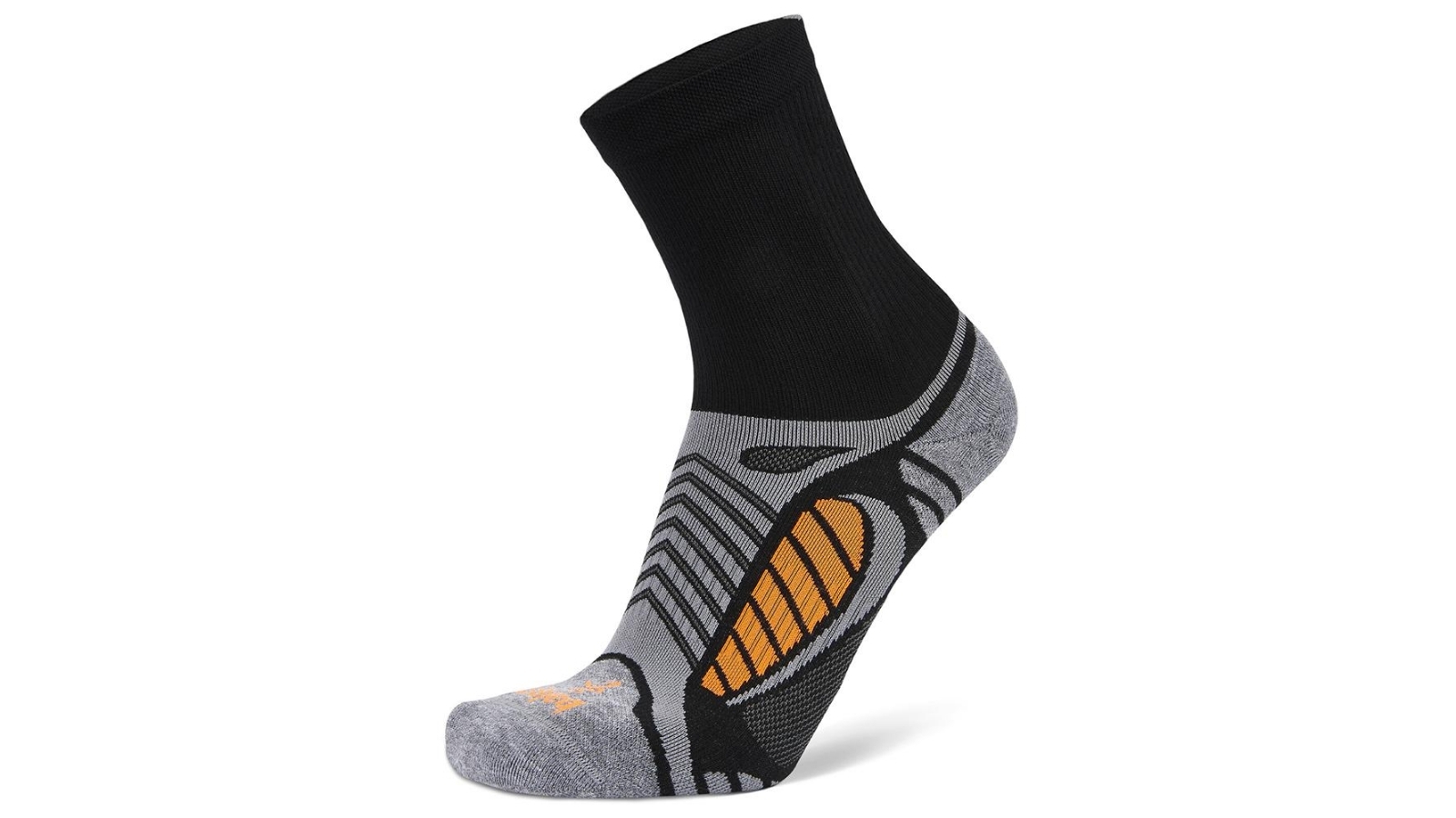 Balega Black/Grey Ultralight Crew Run Socks Harvey Norman