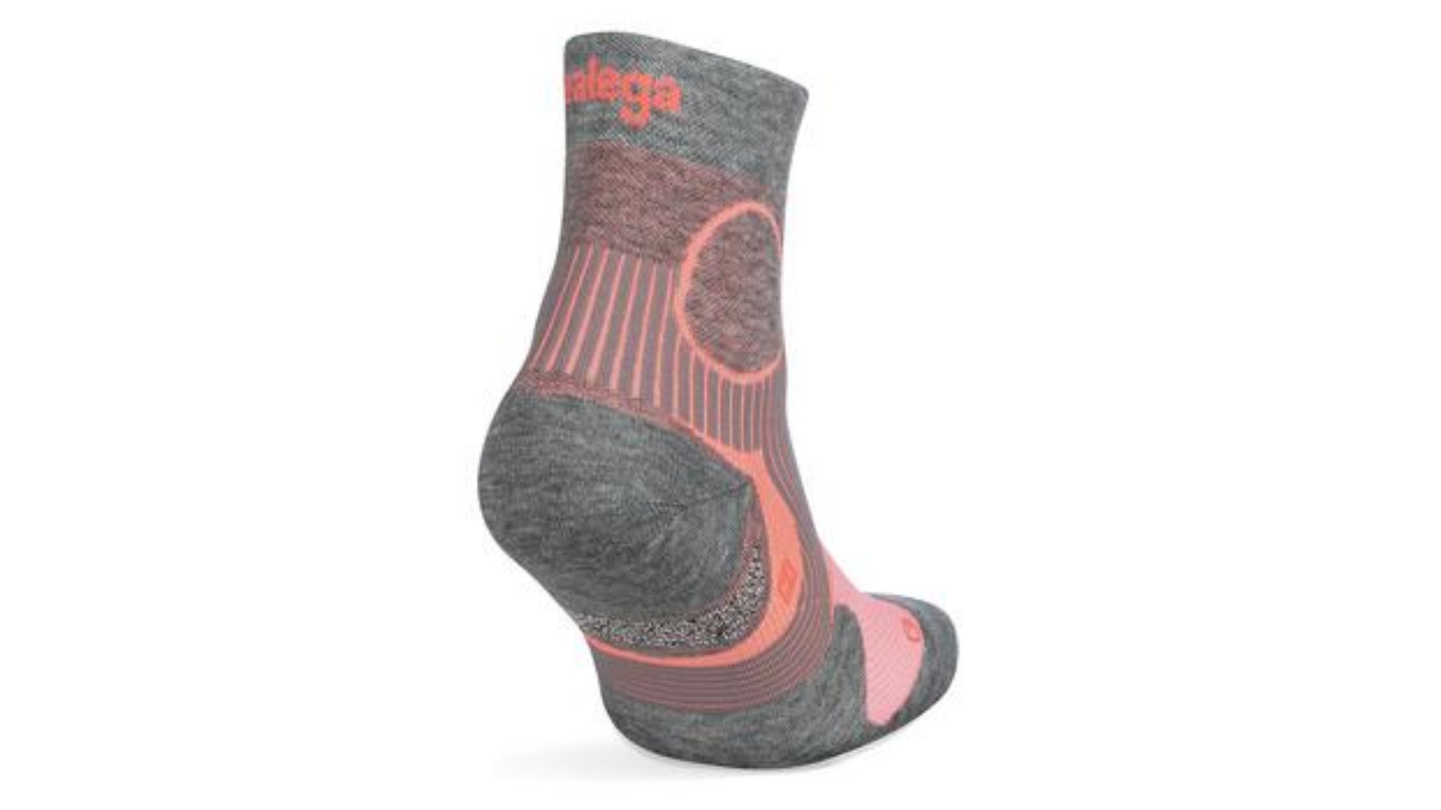 Balega Women/Men/Unisex Support Quarter Running Socks Mid Grey - S
