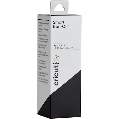 Cricut Joy 5.5x24-inch Smart Iron-On - Black