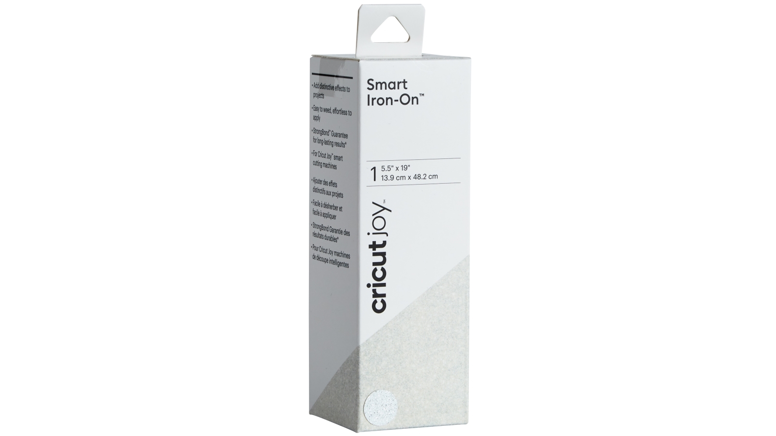 Cricut Joy 5.5x19-inch Glitter Smart Iron-On - White