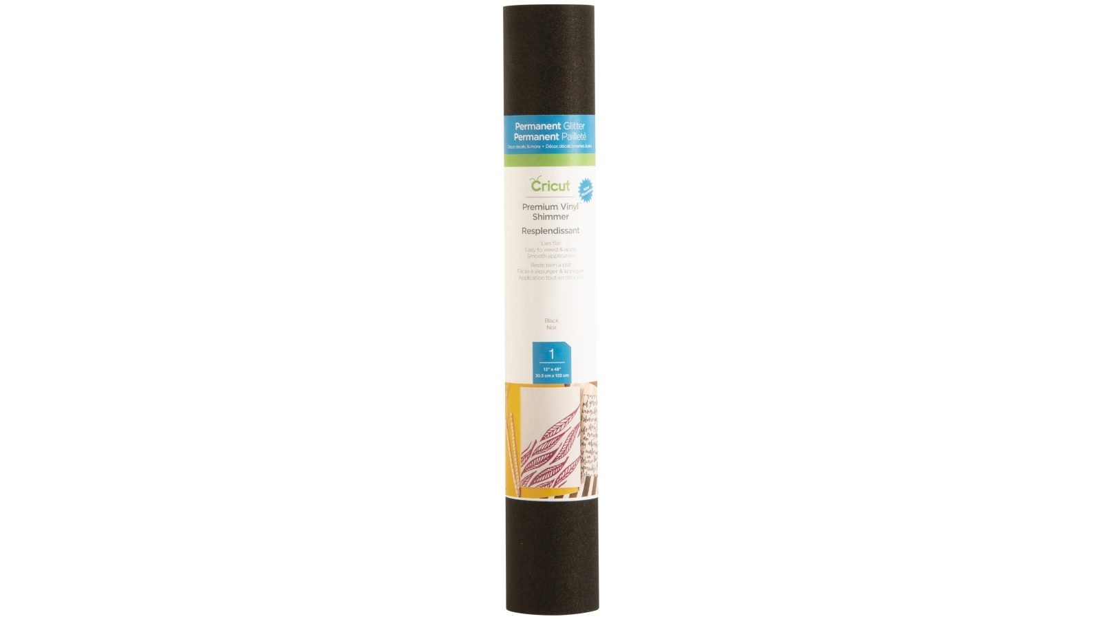Cricut 12x48-inch Permanent Premium Vinyl - Shimmer Black