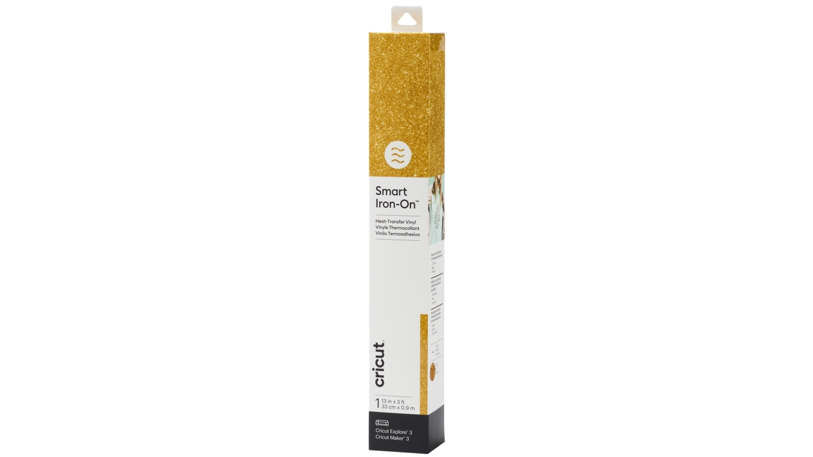 Cricut 3ft Glitter Smart Iron-On - Gold
