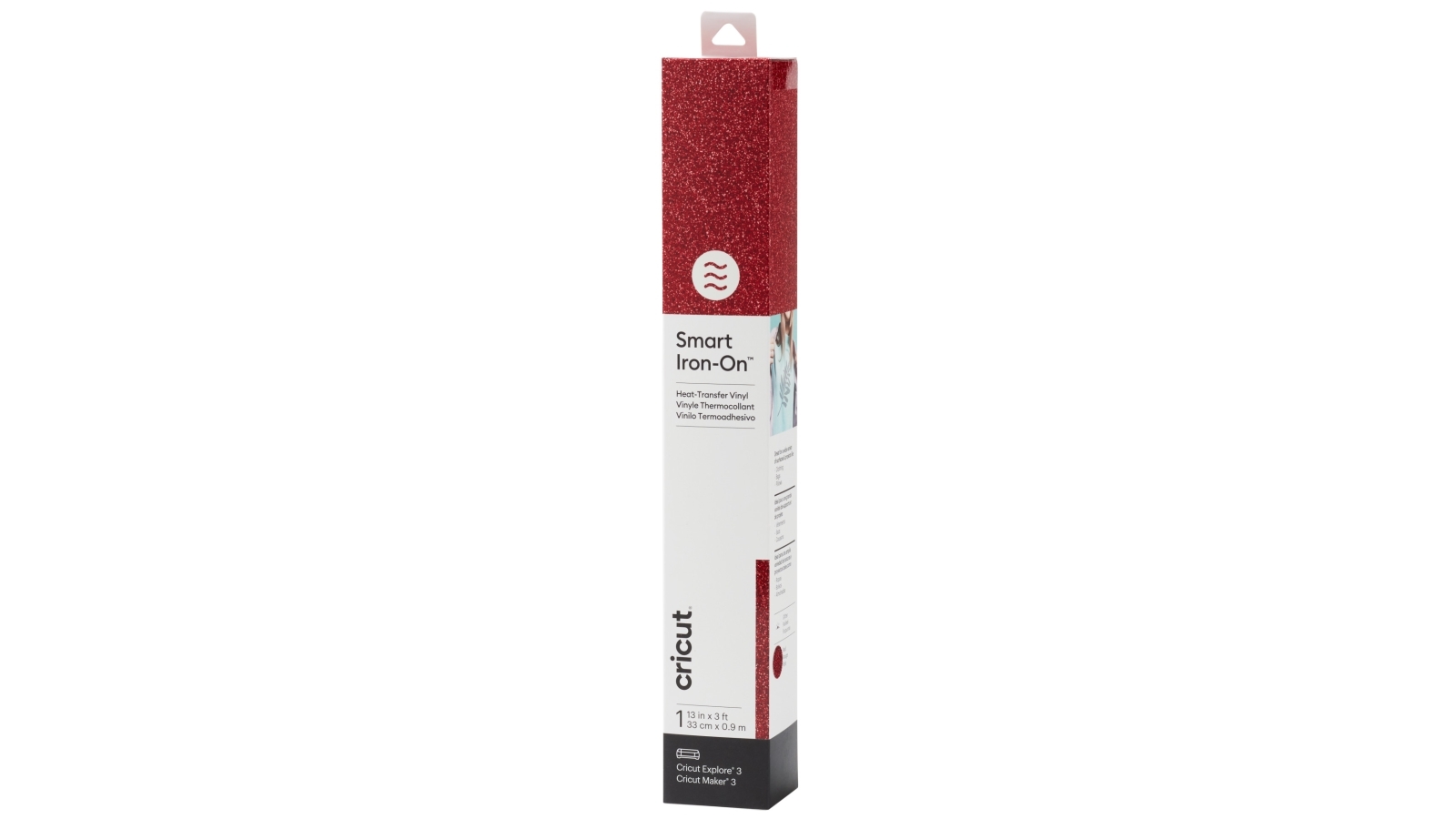 Cricut 3ft Glitter Smart Iron-On - Red