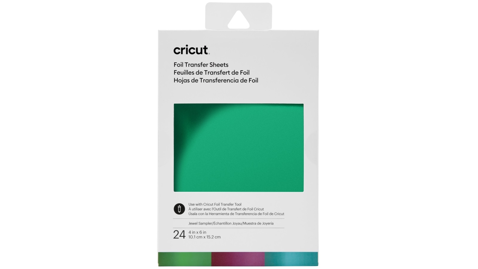 Cricut 24-sheets 4x6-inch Foil Transfer Sheet - Jewel Sampler