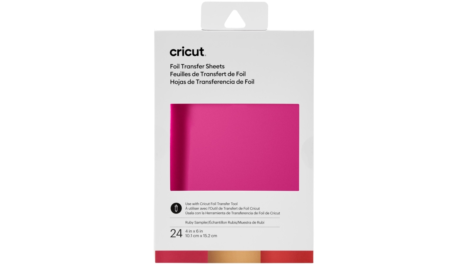 Cricut 24-sheets 4x6-inch Foil Transfer Sheet - Ruby Sampler