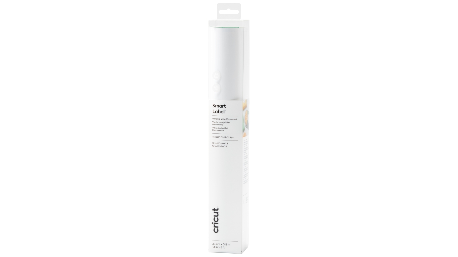Cricut 3ft Smart Label Writable Permanent Vinyl - White