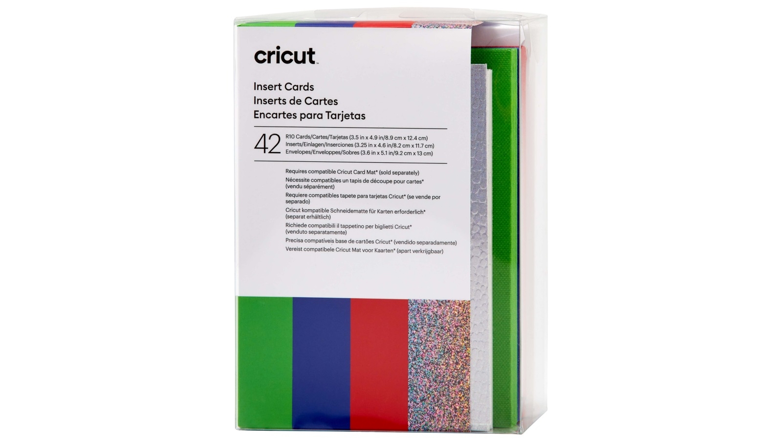 Cricut R10 Mix Sampler Insert Cards – Rainbow Scales 42 Pack