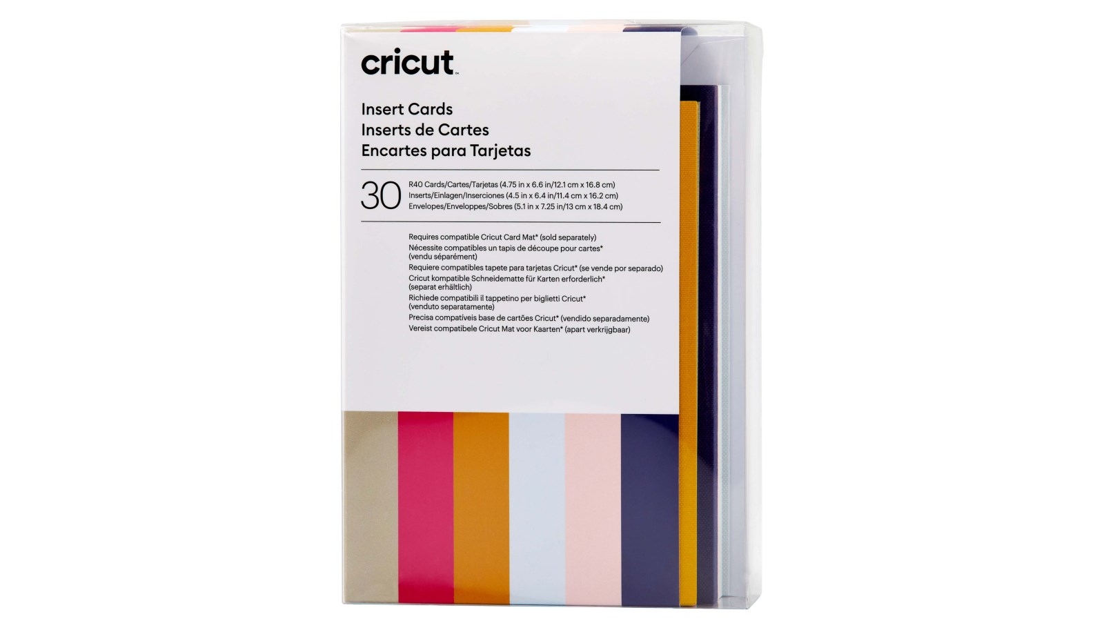Cricut R40Mix Sampler Insert Cards – Sensai 30 Pack