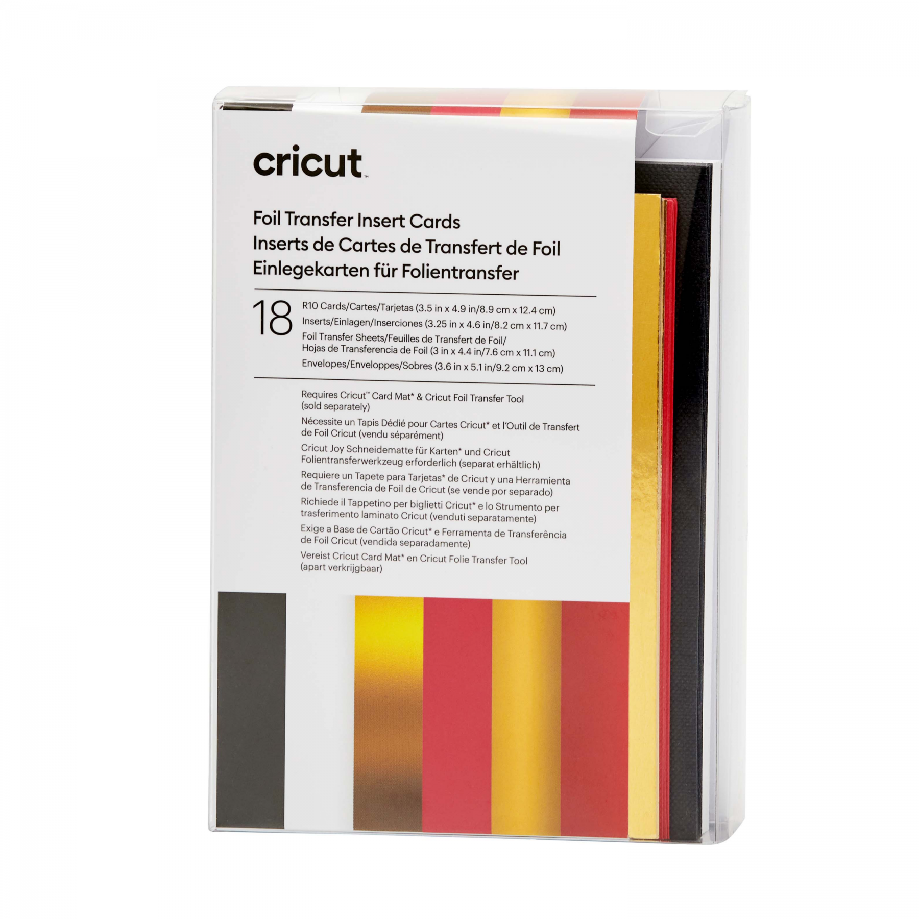 Cricut R10 Royal Flush Sampler Foil Transfer Insert Cards