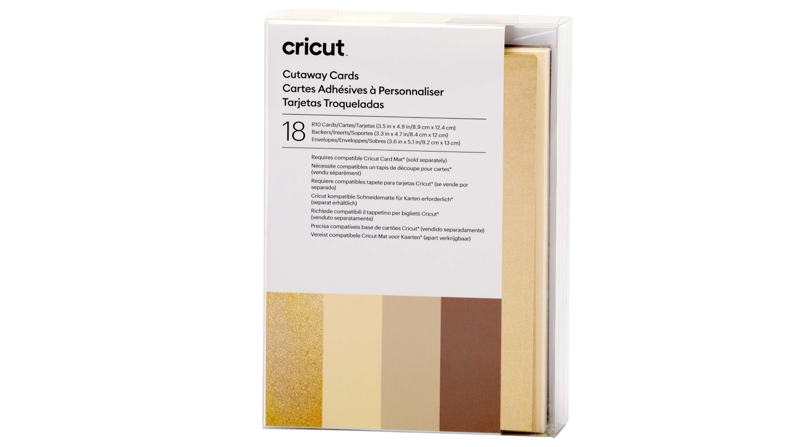 Cricut R10 Mix Cutaway Cards – Neutrals 18 Pack