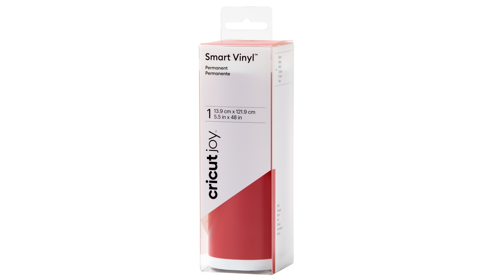 Cricut Joy 5.5x48-inch Matte Permanent Smart Vinyl - Red