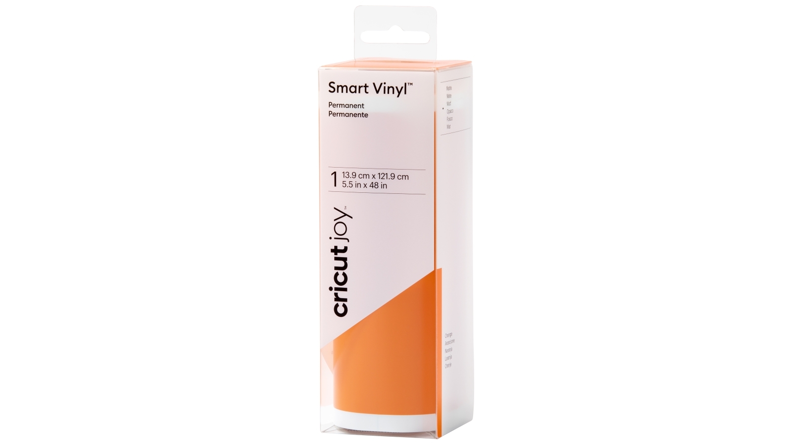 Cricut Joy 5.5x48-inch Matte Permanent Smart Vinyl - Orange