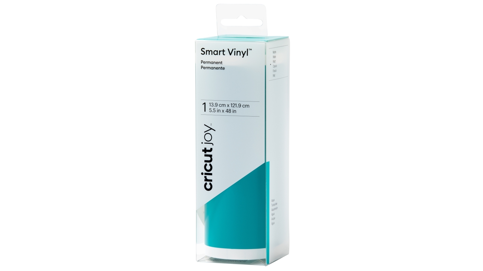 Cricut Joy 5.5x48-inch Matte Permanent Smart Vinyl - Aqua
