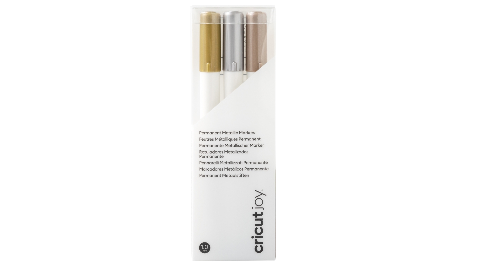 Cricut Joy Set of 3 Permanent Metallic Markers (1.0mm) Gold/Silver