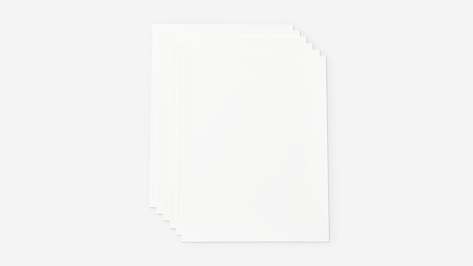 Cricut 8-sheets A4 Printable Sticker Paper - White