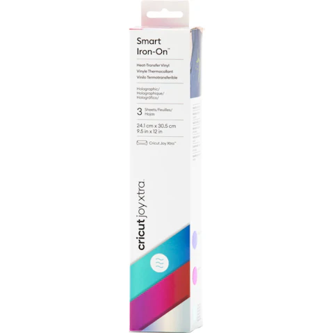 Cricut Joy Xtra 3-sheets Holographic Sampler Smart Iron-On