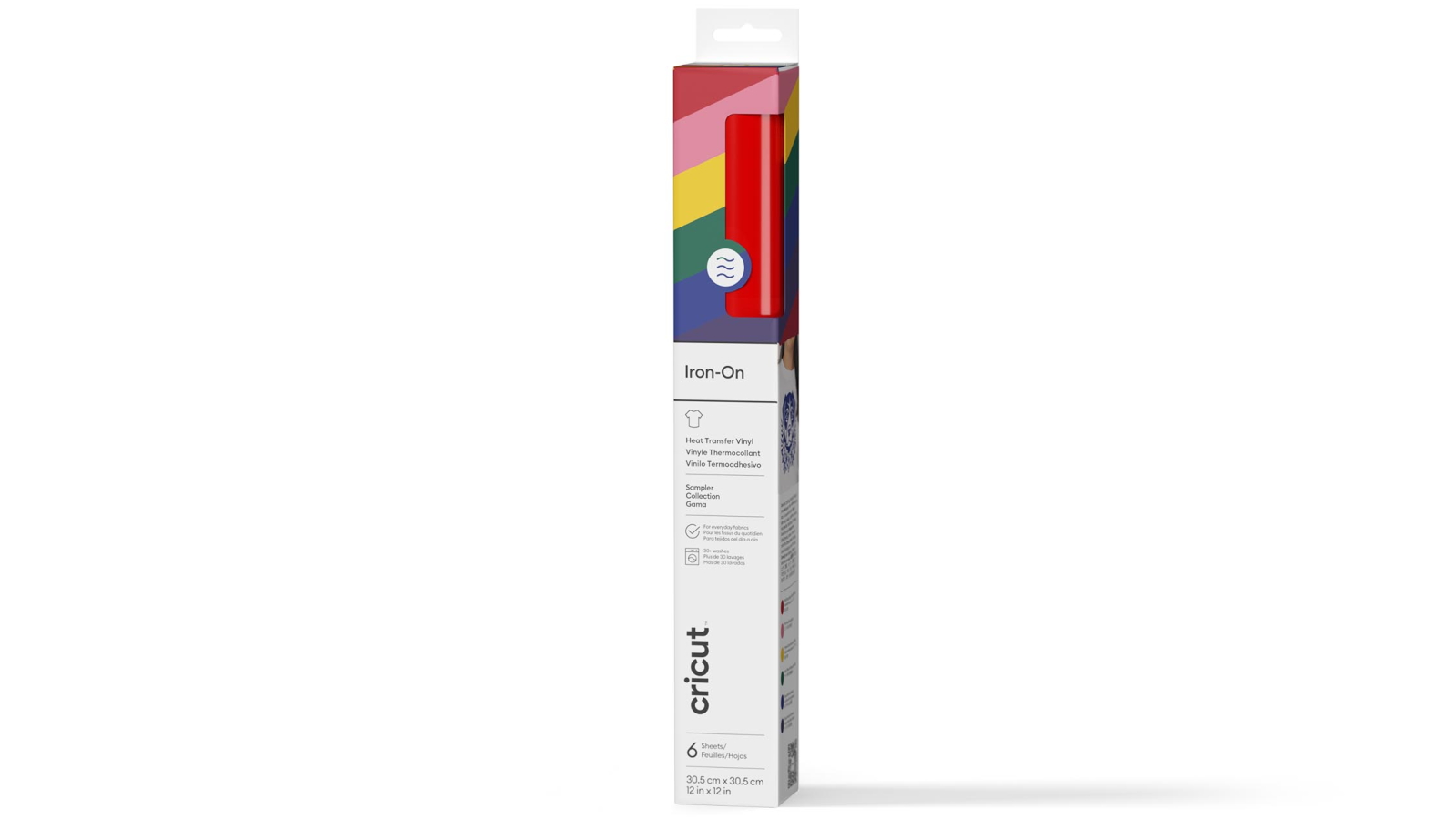 Cricut 6-sheets 12x12-inch Rainbow Sampler Iron-On
