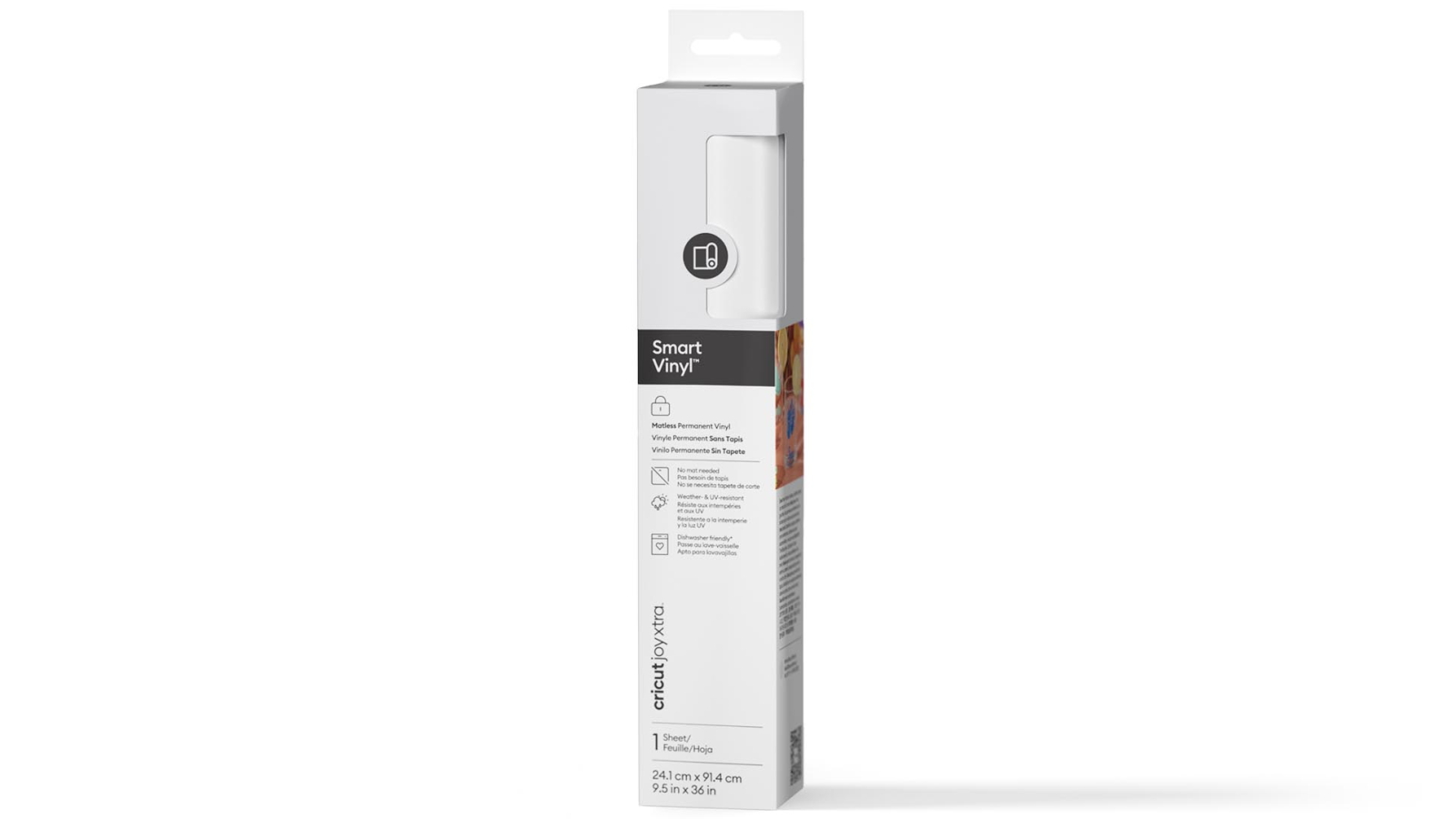 Cricut Joy Xtra 3ft Smart Vinyl Matless Permanent Vinyl - White