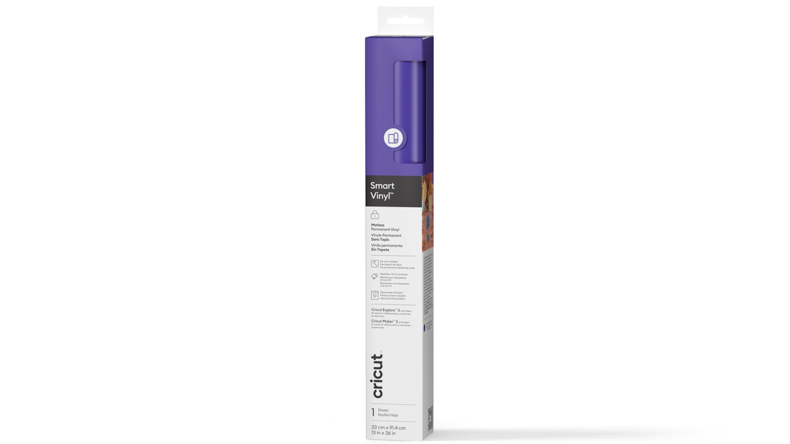 Cricut 3ft Smart Vinyl Matless Permanent Vinyl - Purple