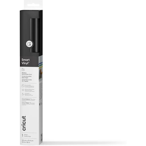 Cricut 3ft Smart Vinyl Matless Removable Vinyl - Black