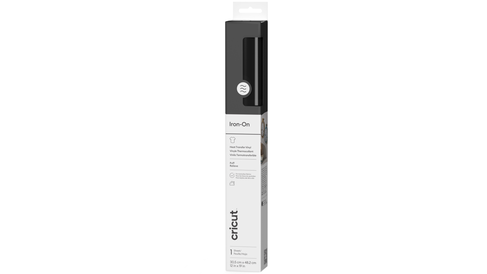 Cricut 12x19-inch Puff Iron-On - Black