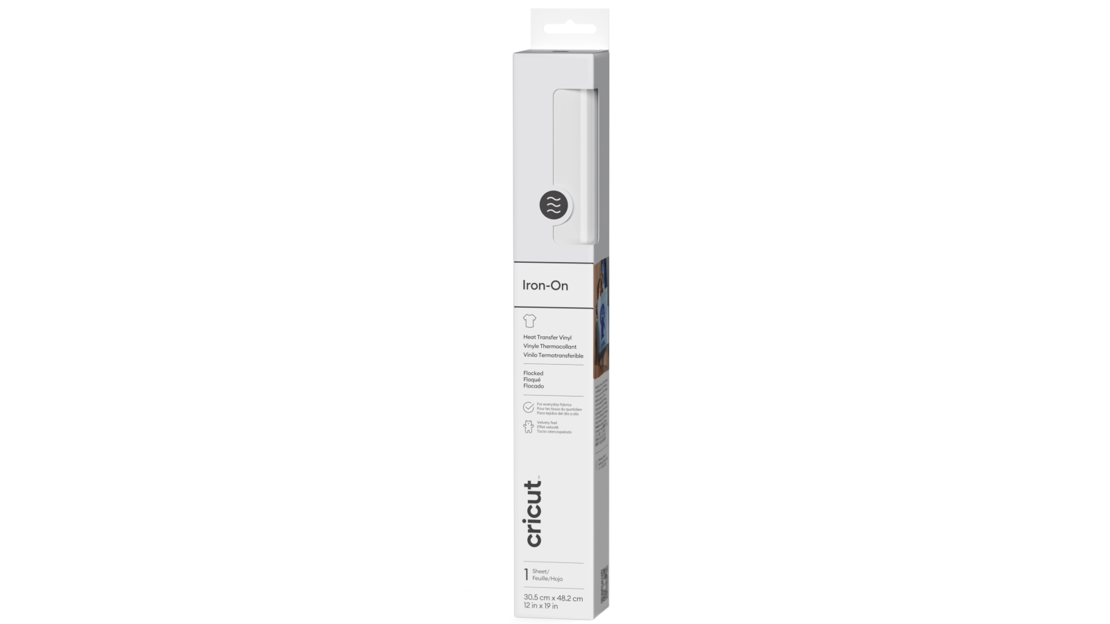 Cricut 12x19-inch Flocked Iron-On - White